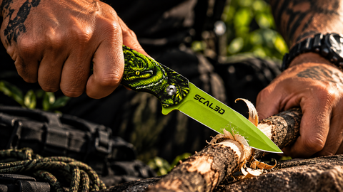 Green Tree Python | First Edition Folding Knife