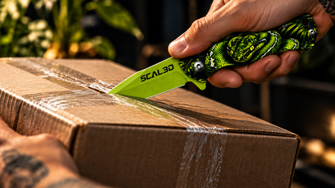 Green Tree Python | First Edition Folding Knife